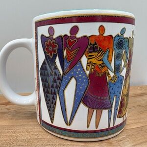 LAUREL BURCH Coffee Mug Cats Wine Things Join Hands Open Hearts Women Female